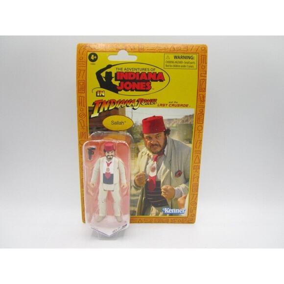 Hasbro Indiana Jones Retro Collection Sallah 3.75" Action Figure Last Crusade - Picture 1 of 3